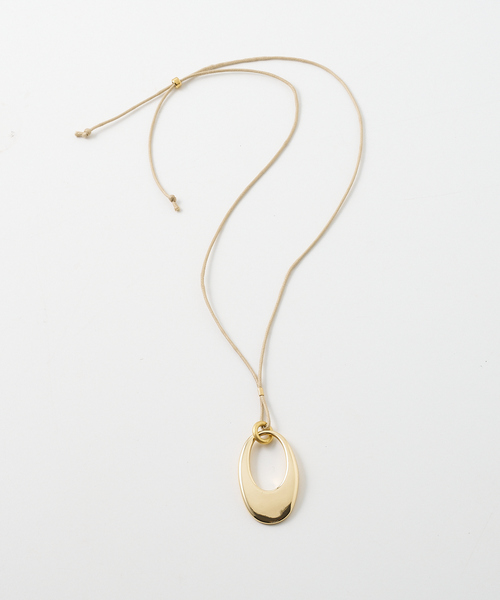 collex（コレックス）の「【dignif】【金属アレルギー対応】オーバルトップコードネックレス（ネックレス・レディース・シルバー/ゴールド・フリー）」の11枚目の写真