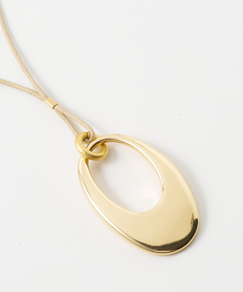collex（コレックス）の「【dignif】【金属アレルギー対応】オーバルトップコードネックレス（ネックレス・レディース・シルバー/ゴールド・フリー）」の16枚目の写真