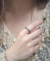 B.I.D.（ビーアイディー）の「《Bz》ダイヤモチーフリング/フリーサイズ（RZ）（リング）」