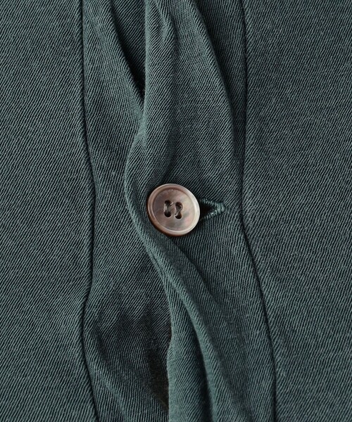 EDITION（エディション）の「フライスビンテージ クルーネックカーディガン（カーディガン/ボレロ・レディース・ブルー/チャコールグレー・FREE）」の12枚目の写真