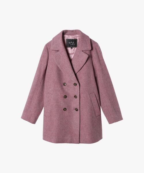 セール】シャギー ピーコート（ピーコート）｜To b. by agnes b