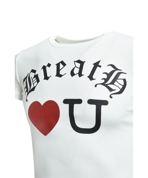 BREATH（ブレス）の「LOVE BH W TEE（Tシャツ/カットソー・レディース・チャコールグレー/ブラック・SMALL/MEDIUM）」の5枚目の写真