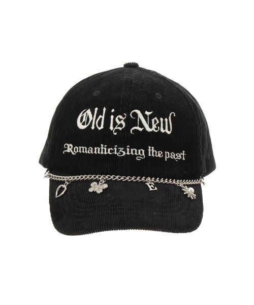 EVRIS（エヴリス）の「チャームコーデュロイCAP（キャップ・レディース・ブラック/ブラウン・FREE）」の9枚目の写真