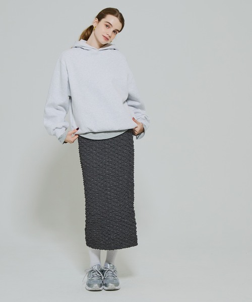 coca(coca)(コカ)の「デザインIラインスカート(スカート・レディース・アイボリー/チャコール・ONE SIZE)」の10枚目の写真