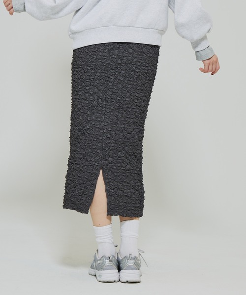 coca(coca)(コカ)の「デザインIラインスカート(スカート・レディース・アイボリー/チャコール・ONE SIZE)」の12枚目の写真