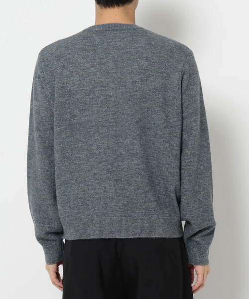 HARE（ハレ）の「メランジクルーネックカーディガン(HARE)（カーディガン/ボレロ・メンズ・オレンジ/ブルー/ブラック・FREE）」の11枚目の写真