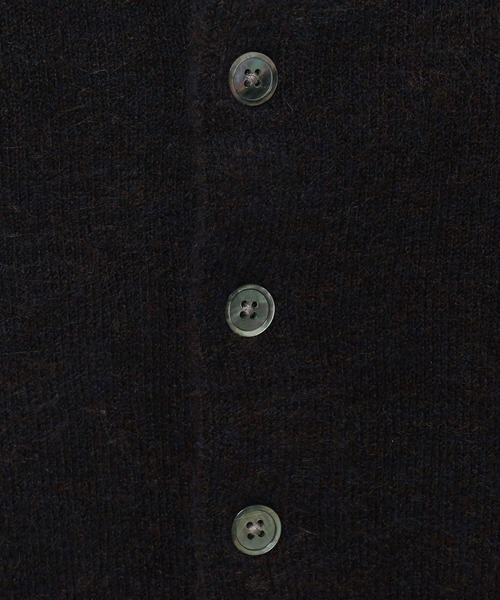 HARE（ハレ）の「メランジクルーネックカーディガン(HARE)（カーディガン/ボレロ・メンズ・オレンジ/ブルー/ブラック・FREE）」の16枚目の写真