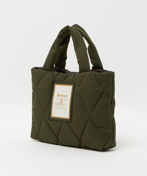 Barbour（バブアー）の「＜Barbour＞キルティング トートバッグ（ミニ）（トートバッグ・レディース・ブラック/オリーブ・FREE）」の12枚目の写真