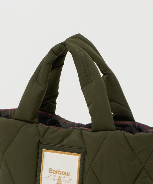 Barbour（バブアー）の「＜Barbour＞キルティング トートバッグ（ミニ）（トートバッグ・レディース・ブラック/オリーブ・FREE）」の13枚目の写真