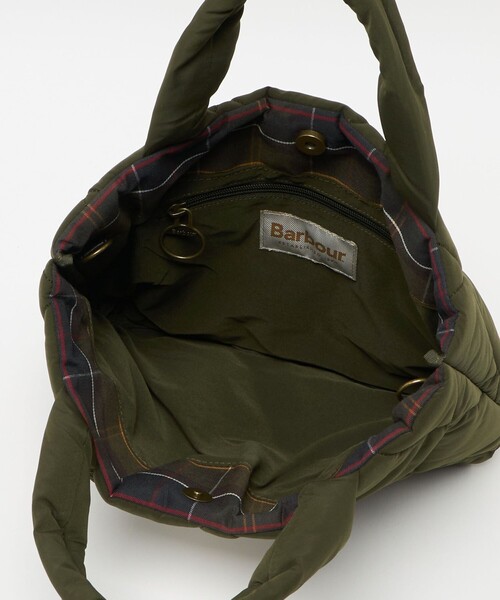 Barbour（バブアー）の「＜Barbour＞キルティング トートバッグ（ミニ）（トートバッグ・レディース・ブラック/オリーブ・FREE）」の16枚目の写真