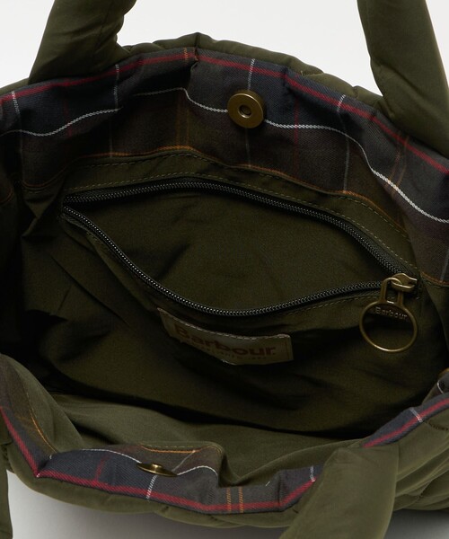 Barbour（バブアー）の「＜Barbour＞キルティング トートバッグ（ミニ）（トートバッグ・レディース・ブラック/オリーブ・FREE）」の17枚目の写真