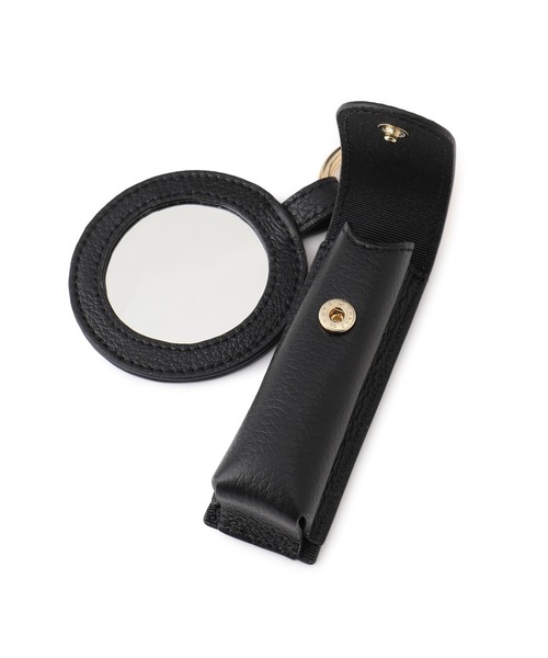 SALON adam et rope'（サロン アダム エ ロペ）の「【WS（ドゥーブル）】チャーム付きナチュラルレザー2WAYキューブバッグ（ショルダーバッグ・レディース・ブラック・FREE）」の17枚目の写真