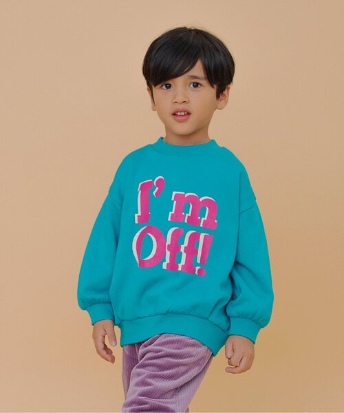 BREEZE(ブリーズ)の「【裏起毛】あったかロゴバリエーショントレーナー_ジュニア対応(スウェット・キッズ・パープル/キナリ/ネイビー/チャコール/キャメル/サックスブルー/アイボリー/エメラルド/レッド/ブラック・90/110/120/80/100/150/130/140)」の1枚目の写真