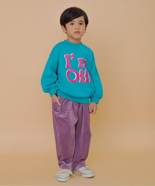 BREEZE(ブリーズ)の「【裏起毛】あったかロゴバリエーショントレーナー_ジュニア対応(スウェット・キッズ・パープル/キナリ/ネイビー/チャコール/キャメル/サックスブルー/アイボリー/エメラルド/レッド/ブラック・90/110/120/80/100/150/130/140)」の19枚目の写真