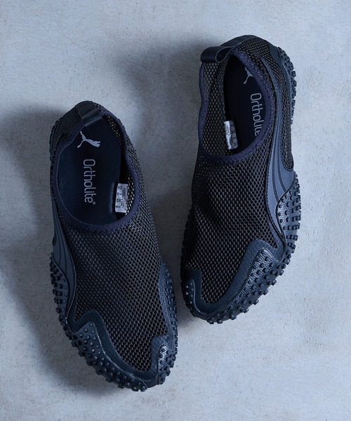 PUMA(プーマ)の「【PUMA】MOSTRO FLEX MESH(スニーカー・レディース・アイボリー/ブラック・23.5cm/23cm/25cm/24.5cm/24cm)」の2枚目の写真