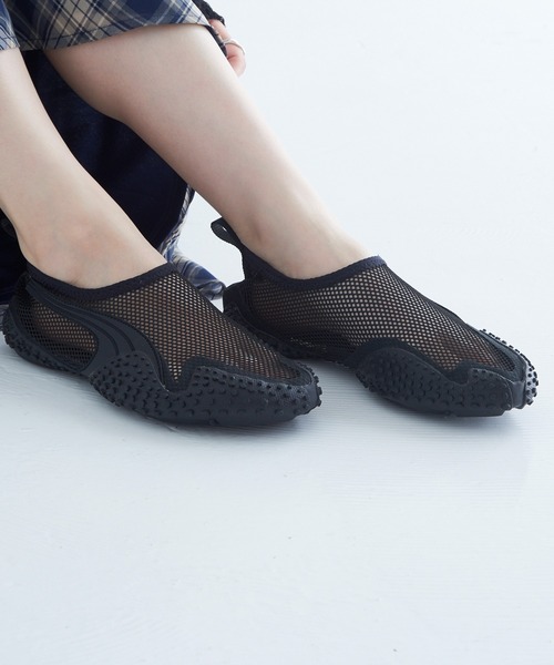 PUMA(プーマ)の「【PUMA】MOSTRO FLEX MESH(スニーカー・レディース・アイボリー/ブラック・23.5cm/23cm/25cm/24.5cm/24cm)」の6枚目の写真