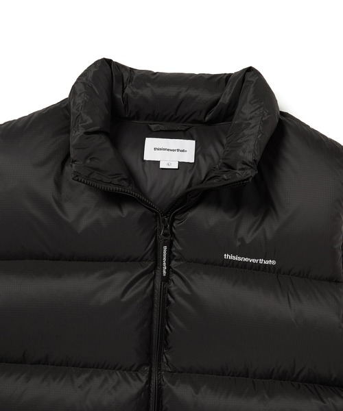 thisisneverthat ブラック ダウンベスト PERTEX T Down Vest（ダウンベスト）｜thisisneverthat（ディスイズ