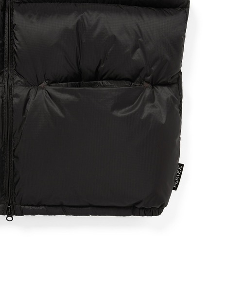 thisisneverthat ブラック ダウンベスト PERTEX T Down Vest（ダウンベスト）｜thisisneverthat（ディスイズ