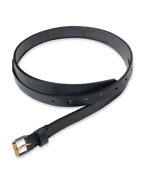 Dulcamara（ドゥルカマラ）の「カラーバックルロングベルト - Dark Navy（ベルト・レディース・ブラック/ブロンズ・1/0）」の3枚目の写真