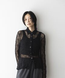 レースシアーシャツ