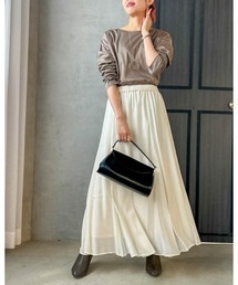 【WEB限定】ウールカルゼスカート