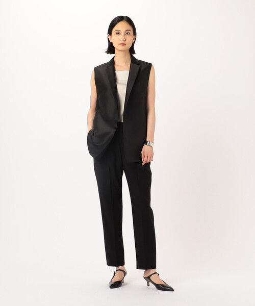 COMME CA（コムサ）の「【前後2WAY】アルビ二スタスムース キャミソール（キャミソール・レディース・ネイビー・9号）」の7枚目の写真