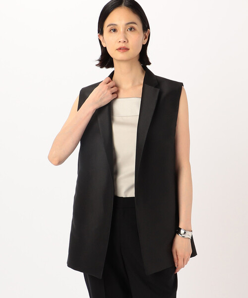 COMME CA（コムサ）の「【前後2WAY】アルビ二スタスムース キャミソール（キャミソール・レディース・ネイビー・9号）」の8枚目の写真