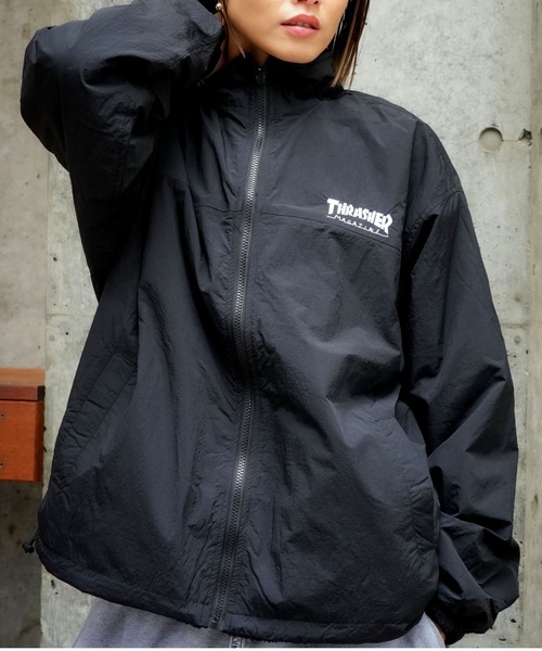 treasure サイン入り　アウター NYLON/BOA REVERSIBLE STAND JACKET/THRASHER スラッシャー ボア