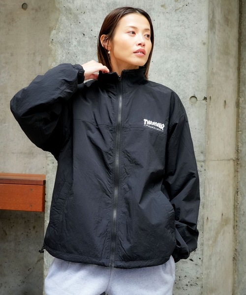 NYLON/BOA REVERSIBLE STAND JACKET/THRASHER スラッシャー ボア