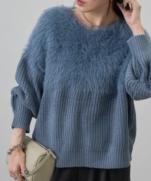 COLONY 2139 | 切替シャギーニット(ニット/セーター)