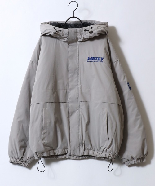 SITRY(シトリー)の「Big Patch Padded Zip Hoodie/ワッペン刺繍 オーバーサイズ パファージャケット パデッドジャケット ファイバーダウンジャケット レディース メンズ(ダウンジャケット/コート・メンズ・ブラック/ライトグレー・M/L)」の17枚目の写真