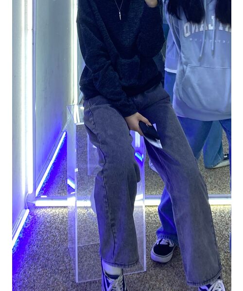 AVANDRESS(アバンドレス )の「BUCKLE WIDE DENIM PANTS GREY(デニムパンツ・レディース・その他・SMALL/MEDIUM/LARGE/X-LARGE)」の17枚目の写真