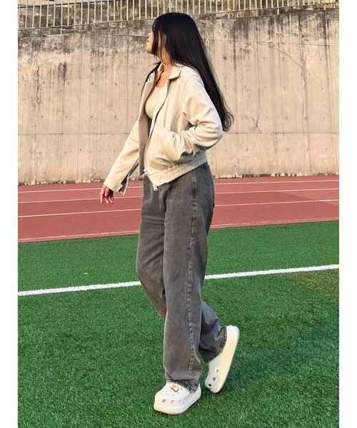 AVANDRESS(アバンドレス )の「BUCKLE WIDE DENIM PANTS GREY(デニムパンツ・レディース・その他・SMALL/MEDIUM/LARGE/X-LARGE)」の20枚目の写真