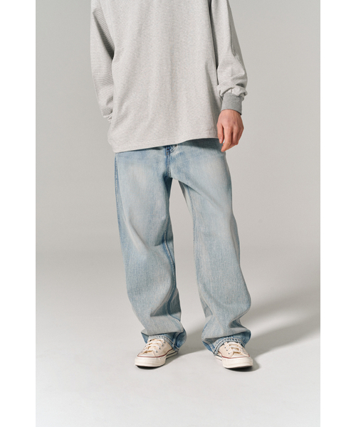 HISHANDER(ヒズハンダー)の「WASHED 5P DENIM PANTS BLEACHED INDIGO(デニムパンツ・メンズ・その他・1/2/3)」の13枚目の写真