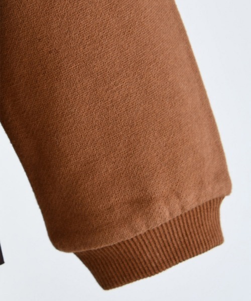 moimoln（モイモルン）の「ビックベアカラーライン長袖トップス（スウェット・キッズ・ブラウン・100cm/110cm/120cm/90cm）」の8枚目の写真