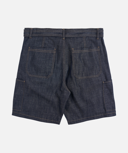 FRIZMWORKS(フリズムワークス)の「BELTED DENIM SHORTS _ INDIGO(その他パンツ・メンズ・その他・SMALL/MEDIUM/LARGE/X-LARGE)」の3枚目の写真