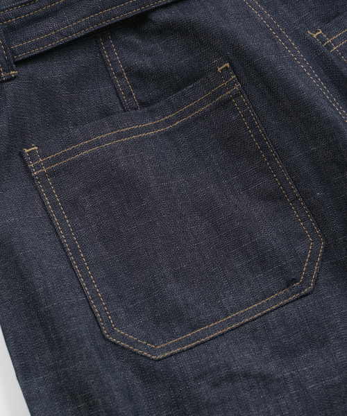 FRIZMWORKS(フリズムワークス)の「BELTED DENIM SHORTS _ INDIGO(その他パンツ・メンズ・その他・SMALL/MEDIUM/LARGE/X-LARGE)」の8枚目の写真