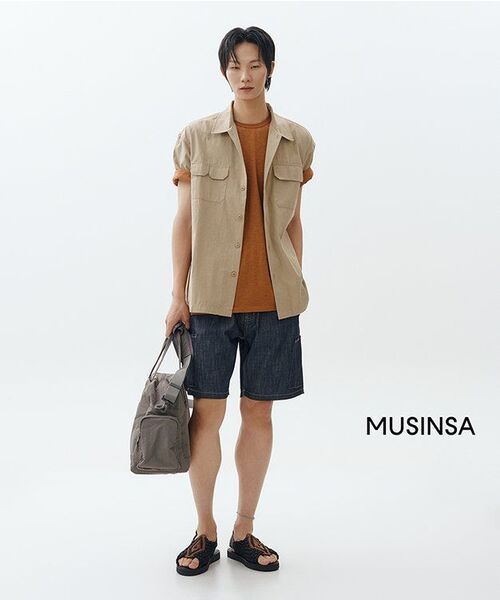 FRIZMWORKS(フリズムワークス)の「BELTED DENIM SHORTS _ INDIGO(その他パンツ・メンズ・その他・SMALL/MEDIUM/LARGE/X-LARGE)」の9枚目の写真