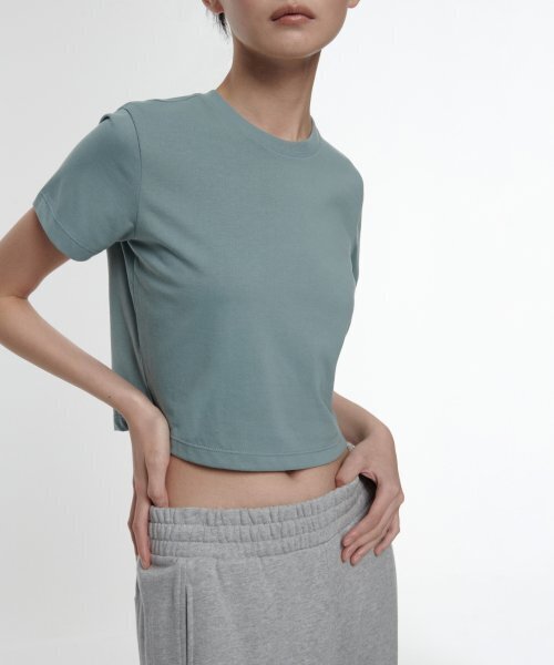 MUSINSA STANDARD WOMAN（ムシンサスタンダードウーマン）の「ウィメンズワイドスウェットパンツ[ミディアムグレー]（スウェットパンツ・レディース・その他・SMALL/MEDIUM/LARGE/X-SMALL）」の3枚目の写真