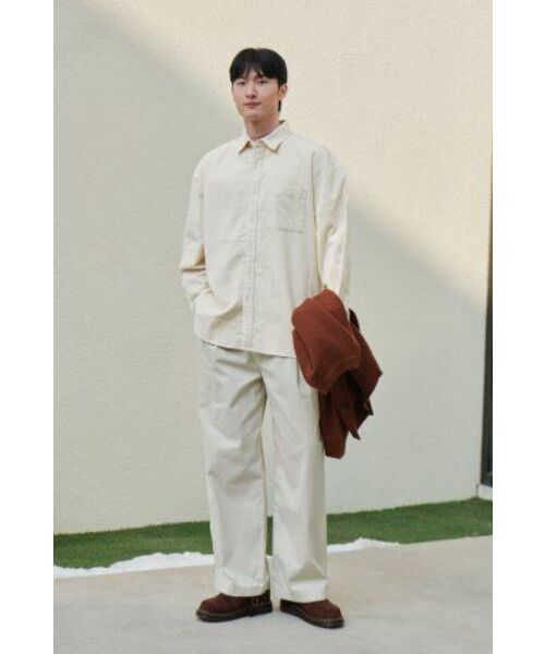 MUSINSA STANDARD（ムシンサスタンダード）の「カーブドワイドチノパンツ[クリーム]（その他パンツ・メンズ・その他・40/38/33/26/27/28/29/42/36/34/32/30/31）」の13枚目の写真