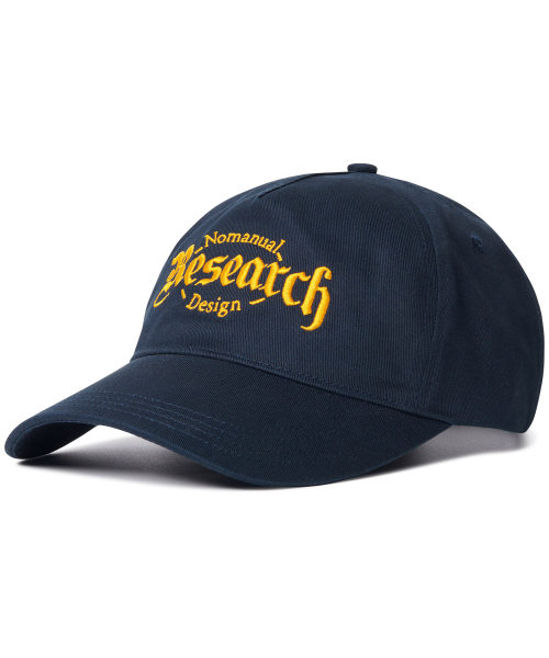 NOMANUAL(NOMANUAL)の「RESEARCH BALL CAP - DARK NAVY(キャップ・レディース・その他・FREE)」の1枚目の写真