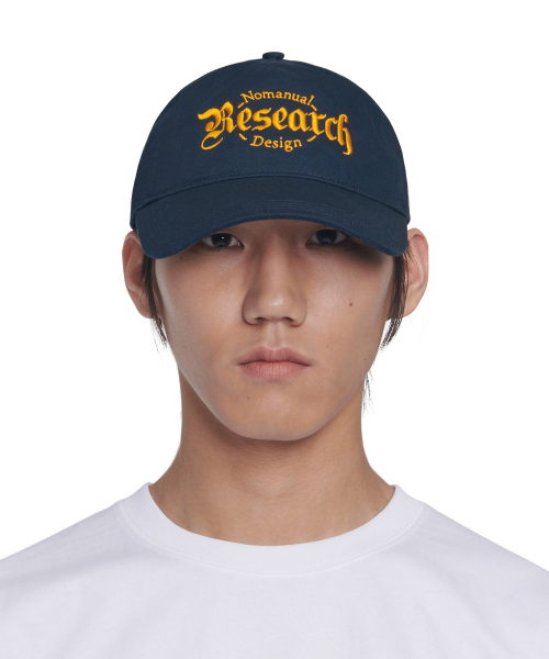 NOMANUAL(NOMANUAL)の「RESEARCH BALL CAP - DARK NAVY(キャップ・レディース・その他・FREE)」の3枚目の写真