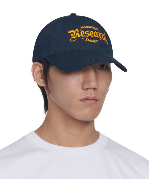 NOMANUAL(NOMANUAL)の「RESEARCH BALL CAP - DARK NAVY(キャップ・レディース・その他・FREE)」の4枚目の写真