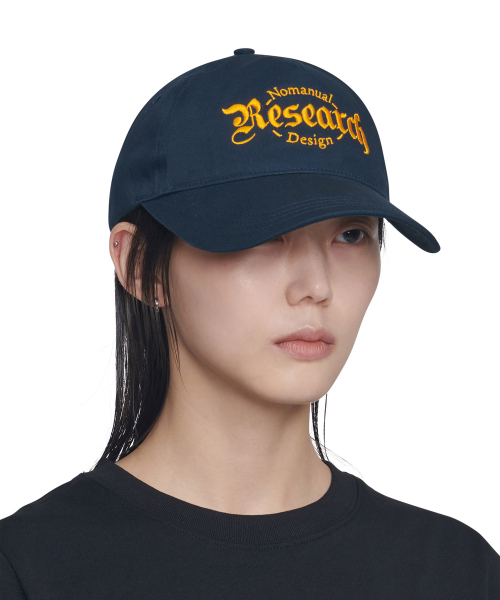 NOMANUAL(NOMANUAL)の「RESEARCH BALL CAP - DARK NAVY(キャップ・レディース・その他・FREE)」の6枚目の写真