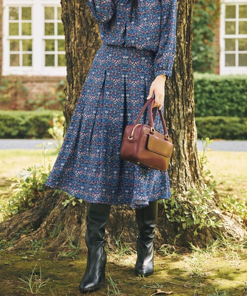 セール】【LIBERTY】Vine Thief バックサテンジョーゼットスカート