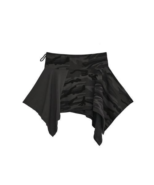 DEFGARMENTS（デフグラメンツ）の「CAMO UNBALANCE SKIRT [BLACK]（スカート・レディース・その他・FREE）」の5枚目の写真