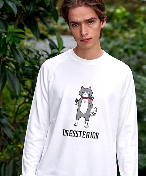 DRESSTERIOR（ドレステリア）の「【大阪ルクア＆EC限定】キャット裏毛スウェット（スウェット・メンズ・チャコールグレー/ブラック/ホワイト・90/91/92）」の7枚目の写真