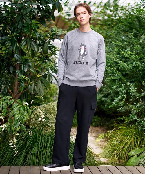 DRESSTERIOR（ドレステリア）の「【大阪ルクア＆EC限定】キャット裏毛スウェット（スウェット・メンズ・チャコールグレー/ブラック/ホワイト・90/91/92）」の11枚目の写真