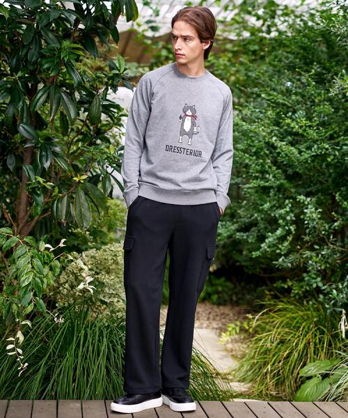 DRESSTERIOR（ドレステリア）の「【大阪ルクア＆EC限定】キャット裏毛スウェット（スウェット・メンズ・チャコールグレー/ブラック/ホワイト・90/91/92）」の12枚目の写真