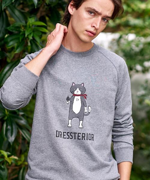 DRESSTERIOR（ドレステリア）の「【大阪ルクア＆EC限定】キャット裏毛スウェット（スウェット・メンズ・チャコールグレー/ブラック/ホワイト・90/91/92）」の13枚目の写真